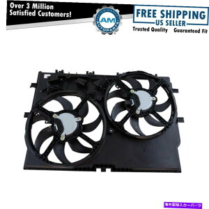 Radiator WG[^[ƃRfT[fApt@AZ Radiator & Condenser Dual Cooling Fan Assy for Ram Promaster w/AC 3.0 Diesel New