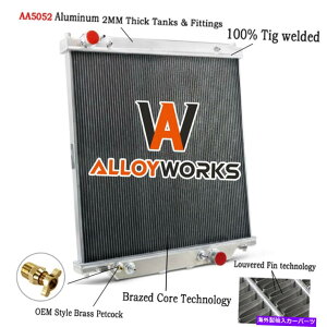Radiator WG[^[tBbg2003-2007tH[hF250 F350 F450 550X[p[p[Xg[N6.0Lf[eBUSA Radiator Fits 2003-2007 Ford F250 F350 F450 550 Super Powerstroke 6.0L Duty USA