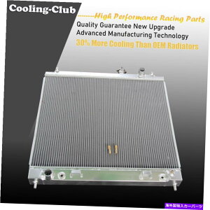 Radiator �t�B�b�g04-10 Infiniti QX56 05-13NISSAN ARMADA V8 3��A���~�j�E�����W�G�[�^�[ Fit 04-10 Infiniti QX56 05-13Nissan Armada V8 3 Row Aluminum Radiator