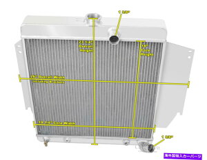 Radiator 3EAg~bN`sIWG[^[1965 1966 Plymouth Valiant Slant 6GW 3 Row Atomic Champion Radiator for 1965 1966 Plymouth Valiant Slant 6 Engine