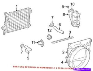 Radiator Dodge 55056681ae�p�̖{����OEM���W�G�[�^�[ Genuine OEM Radiator for Dodge 55056681AE�y���s�A���i�z