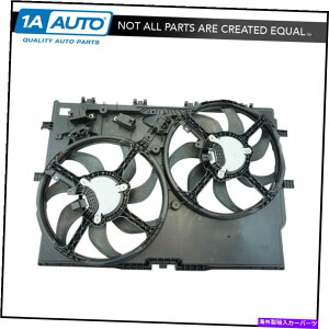 Radiator WG[^[ƃRfT[̃fApt@AZ Radiator & Condenser Dual Cooling Fan Assy for Ram Promaster w/AC & 3.6L New