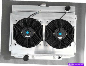 Radiator 1967-1970 Ford Mustang Torino Cougar XR7 V8̃A~jEWG[^[ƃVEht@ Aluminum Radiator &Shroud&Fans for 1967-1970 Ford Mustang Torino Cougar XR7 V8