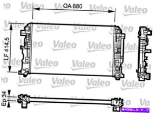 Radiator GWpWG[^[oI̓ZfXXv^[W906 906 1.8-3.5L 2006-ɓK܂ Engine Cooling Radiator VALEO Fits MERCEDES Sprinter W906 906 1.8-3.5L 2006-