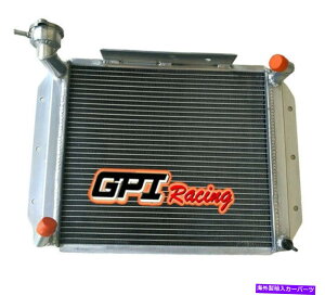 Radiator MG MGA 1500,1600�A1622�ADe Luxe Mt 1955-1962��62mm�A���~�j�E�����W�G�[�^�[�J�X�^���J�X�^�� 62MM ALUMINUM RADIATOR CUSTOM FOR MG MGA 1500,1600, 1622, DE LUXE MT 1955-1962�y���s�A���i�z