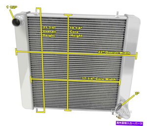 Radiator 3EAg~bN`sIWG[^[1961 1962 1963 1964 Jaguar XkeCC6461 3 Row Atomic Champion Radiator for 1961 1962 1963 1964 Jaguar XKE #CC6461