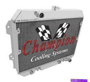 Radiator 1975 1976 1977 1978 NISSAN 280Z L6�G���W����3�񃂃��X�^�[�`�����s�I�����W�G�[�^�[ 3 Row Monster Champion Radiator for 1975 1976 1977 1978 Nissan 280Z L6 Engine�y���s�A���i�z