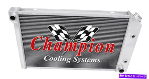 Radiator 1983�N�̃r���C�b�N���[�K��T�^�C�vV6�G���W����CC683��3�񃂃��X�^�[�`�����s�I�����W�G�[�^�[ 3 Row Monster Champion Radiator for 1983 Buick Regal T-Type V6 Engine #CC683�y���s�A���i�z