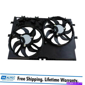 Radiator WG[^[ƃRfT[fApt@AZ Radiator & Condenser Dual Cooling Fan Assy for Ram Promaster w/AC 3.0 Diesel New