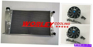 Radiator VW Golf MK1 Caddy Scirocco Jetta GTI SPEC 1.6 1.8 8V�̃A���~�j�E�����W�G�[�^�[ +�t�@�� Aluminum Radiator + Fan For VW GOLF MK1 Caddy Scirocco Jetta GTI SPEC 1.6 1.8 8V�y���s�A���i�z