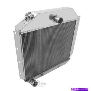 Radiator `sI3A~jEWG[^[CC5157 1951-1957ۃsbNAbvgbN Champion 3 Row Aluminum Radiator CC5157 For 1951-1957 International Pickup Truck