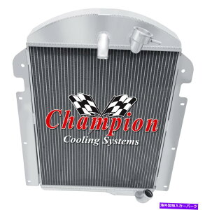 Radiator 1940N3̃Ag~bN`sIWG[^[V{[WA L6GWCC3940-6 3 Row Atomic Champion Radiator for 1940 Chevrolet WA L6 Engine #CC3940-6