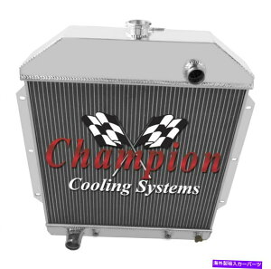 Radiator 1951 1952 1953�t�H�[�h�r�N�g���Aw/�t�H�[�hV8�`�����s�I��3��A���~�j�E�����W�G�[�^�[CC49FD 1951 1952 1953 Ford Victoria w/Ford V8 Champion 3 Row Aluminum Radiator CC49FD�y���s�A���i�z