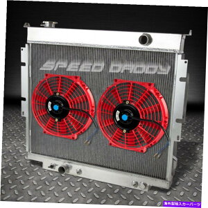 Radiator 3��A���~�j�E�����[�V���O���W�G�[�^�[+���b�h�t�@��83-94�t�H�[�hF350/F250/�X�[�p�[�f���[�e�BV8�f�B�[�[�� 3-ROW ALUMINUM RACING RADIATOR+RED FAN 83-94 FORD F350/F250/SUPER DUTY V8 DIESEL�y���s�A���i�z