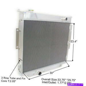 Radiator 88-95tH[hFtH[hFX[p[f[eBF150/250/350fB[[V8 6.9 7.3L3RAWG[^[ 3 Row Core Radiator For 88-95 Ford F Super Duty F150/250/350 Diesel V8 6.9 7.3L