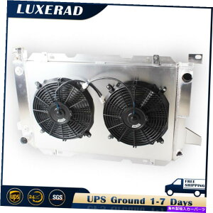 Radiator 1983-1997 1996 Ford Bronco F-150 F-2550 F-350 V8��3ROW���W�G�[�^�[2*�t�@�� 3Row Radiator With 2*Fan For 1983-1997 1996 Ford Bronco F-150 F-250 F-350 V8�y���s�A���i�z