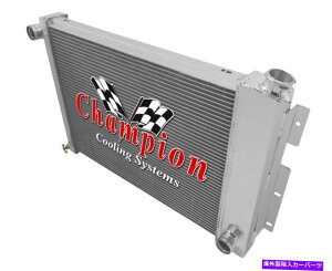 Radiator 3��RN�`�����s�I�����W�G�[�^�[1967 1968 1969 Trans Am V8 Eng�i�}�j���A���g�����X�j 3 Row RN Champion Radiator for 1967 1968 1969 Trans Am V8 Eng (Manual Trans)�y���s�A���i�z