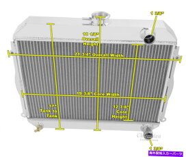 Radiator 3列のサブゼロチャンピオンラジエーター1971 1972 1973 1974トヨタカローラ＃CC435 3 Row SubZero Champion Radiator for 1971 1972 1973 1974 Toyota Corolla #CC435