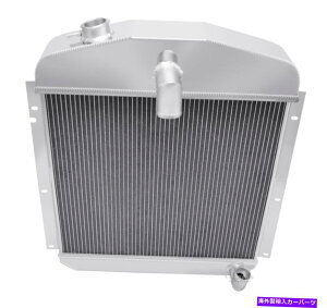 Radiator 1947-1949v}XN[yWG[^[AꂽA~jE3`sIWG[^[ 1947-1949 Plymouth Coupe Radiator, Polished Aluminum 3 Row Champion Radiator