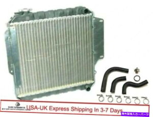 Radiator XYLSJ413̃WG[^[z[XƃT[X^bgtWG[^[ Radiator with Radiator Hoses & Thermostat for Suzuki SJ413