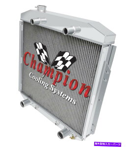 Radiator 53 54 55 56 FORD TRUCK FLATHEAD CONV CHAMPION 3��A���~�j�E�����W�G�[�^�[CC5356FH 53 54 55 56 Ford Truck Flathead Conv Champion 3 Row Aluminum Radiator CC5356FH�y���s�A���i�z