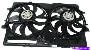 Radiator a5 quattro 08-17/q5 09-17/a6 12-18���W�G�[�^�[�t�@���A�Z���u���A�f���A�� For A5 QUATTRO 08-17/Q5 09-17/A6 12-18 RADIATOR FAN ASSEMBLY, Dual�y���s�A���i�z