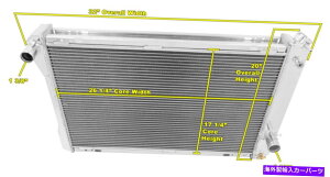 Radiator 1982N1992ÑV{[J}i}jAgXj3 rowq`sIWG[^[ 3 Row Atom Champion Radiator for 1982 - 1992 Chevrolet Camaro (Manual Trans)