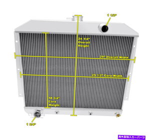 Radiator 1949 1950 1951}[L[J[tH[h\3̃bL`sIWG[^[ 3 Row Rockin Champion Radiator for 1949 1950 1951 Mercury Car Ford Configuration