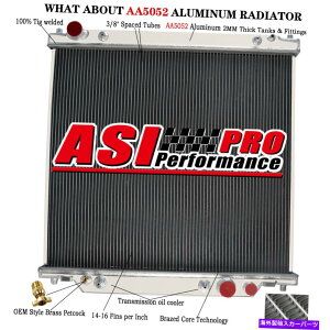 Radiator 1999�N����2005�N�̃t�H�[�hF250 F350 F-450 6.8L 7.3L�p���[�X�g���[�N��3��A���~�j�E�����W�G�[�^�[ 3 Row Aluminum Radiator for 1999-2005 Ford F250 F350 F-450 6.8L 7.3L POWERSTROKE�y���s�A���i�z
