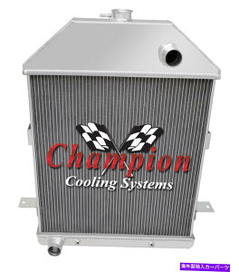 Radiator 1941�N�̃t�H�[�h�g���b�N�t�H�[�h�\����MC41FD��4��̃E�G�X�^���`�����s�I�����W�G�[�^�[ 4 Row Western Champion Radiator for 1941 Ford Truck Ford Configuration #MC41FD�y���s�A���i�z
