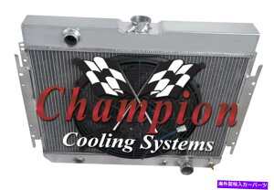 Radiator 3SR`sIWG[^[W/ 16 "1964-1967V{[VFxV8 Eng̃t@ 3 Row SR Champion Radiator W/ 16" Fan for 1964 - 1967 Chevrolet Chevelle V8 Eng