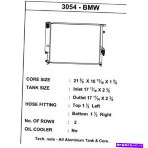 Radiator BMW 320I / 323 /325 /328 / M3���[�X���W�G�[�^�[2�񂷂ׂẴA���~�j�E��-3054��CSF -3054 CSF For BMW 320i / 323 / 325 / 328 / M3 Race Radiator-2 Row All Aluminum - 3054�y���s�A���i�z