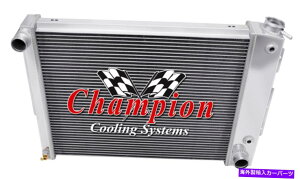 Radiator 1967 1968 1969�|���e�B�A�b�N�t�@�C�A�o�[�h/�g�����XAM 4��`�����s�I��ADV�A���~�j�E�����W�G�[�^�[ 1967 1968 1969 Pontiac Firebird/Trans Am 4 Row Champion ADV Aluminum Radiator�y���s�A���i�z