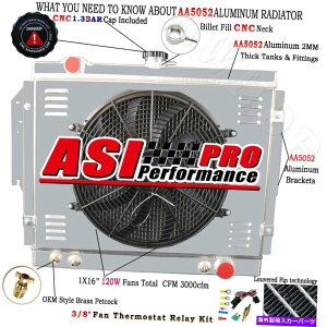 Radiator 2̃WG[^[VEh16 "t@79-91_bW`[W[D/W 150 250 5.2L 5.9L V8 2 Row Radiator Shroud 16"Fan For 79-91 Dodge Ramcharger D/W 150 250 5.2L 5.9L V8