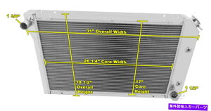 Radiator 1977N1983ÑV{[RxbgV8GW4G[X`sIWG[^[ 4 Row Ace Champion Radiator for 1977 - 1983 Chevrolet Corvette V8 Engine
