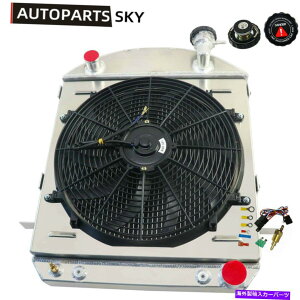 Radiator 3�񃉃W�G�[�^�[�V�����E�h�t�@�������[1917-1927�t�H�[�h���f��T�o�P�b�g�O�����V�F�� 3 Row Radiator Shroud Fan Relay For 1917-1927 Ford Model T Bucket GRILL SHELLS�y���s�A���i�z