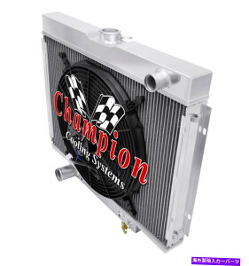 Radiator 3 row WR�`�����s�I�����W�G�[�^�[���[�z�[�X�h���C�o�[24 �A16�t�@��-1968-1969�t�H�[�h�g���mV8 3 Row WR Champion Radiator Lowhose Driver 24,16 Fan-1968-1969 Ford Torino V8�y���s�A���i�z