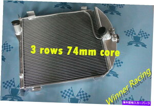 Radiator 3s74mmWG[^[tBbgtH[hfA 1928-1929ׂẴA~jEAN[gĂȂ 3 Row 74mm Radiator Fit Ford model A 1928-1929 All Aluminum, No Coolant Lost