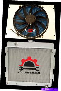 Radiator �A���~�j�E�����W�G�[�^�[w/�V�����E�h+16 "�t�@���t�B�b�g1970-72�_�b�W�_�[�g�v���}�X�_�X�^�[V8 ALUMINUM RADIATOR W/SHROUD+16" FANS FIT 1970-72 Dodge Dart Plymouth Duster V8