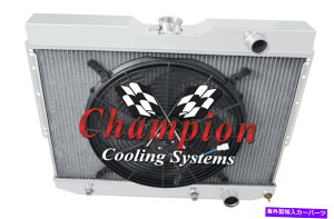 Radiator 3��̃p�t�H�[�}���X�`�����s�I�����W�G�[�^�[W/ 16 �t�@��1959-1963�V�{���[�C���p�� 3 Row Performance Champion Radiator W/ 16 Fan for 1959 - 1963 Chevrolet Impala�y���s�A���i�z