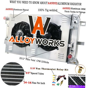 Radiator 3��̃��W�G�[�^�[�V�����E�h�t�@���V�{���[�V���o���[�hGMC�V�G��2500/3500 6.6L�f�����}�b�N�X 3 Row Radiator Shroud Fan For Chevy Silverado GMC Sierra 2500/3500 6.6L Duramax�y���s�A���i�z