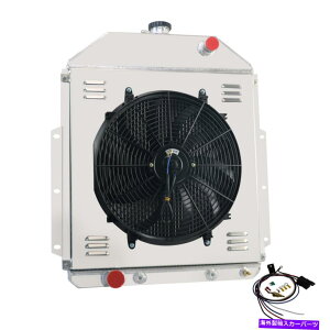 Radiator 3̃WG[^[+VEht@1942-1952 FORD F1 F2 F3gbNV8 3 Row Radiator+Shroud Fan For 1942-1952 Ford F1 F2 F3 Trucks V8 ALLOY