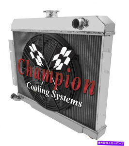 Radiator 2�s1 MN�`�����s�I�����W�G�[�^�[�A1970�N����1985�N�̃W�[�vCJ�V���[�YL6�AV8 Eng�̃t�@�� 2 Row 1 MN Champion Radiator, 16 Fan for 1970 - 1985 Jeep CJ Series L6, V8 Eng�y���s�A���i�z
