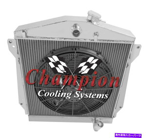 Radiator 3̊`sIWG[^[W/ 16C`t@1943-1948V{[J[ 3 Row Discount Champion Radiator W/ 16" Fan for 1943 - 1948 Chevrolet Cars