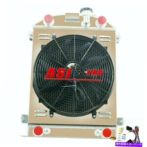 Radiator 3̃WG[^[+VEht@+[1932NtH[htbgwbhV8GWXgbN̍ 3 Row Radiator+Shroud Fan+Relay for 1932 Ford Flat Head V8 Engine Stock Height