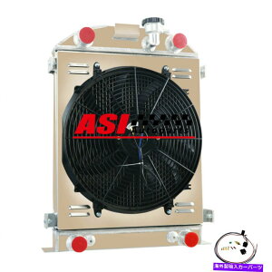 Radiator 3ROWA~jEWG[^[VEht@[tBbg1932tH[hXgbNtbgwbhv8 3Row Aluminum Radiator Shroud fan Relay fit 1932 Ford Stock Height Flathead V8
