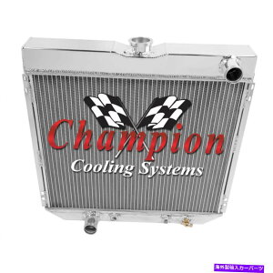 Radiator 4���AR�`�����s�I�����W�G�[�^�[���[�z�[�X�h���C�o�[20 1969 1970 Ford Mustang�̃R�A 4 Row AR Champion Radiator Lowhose Driver 20 Core for 1969 1970 Ford Mustang�y���s�A���i�z