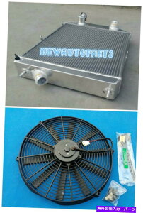 Radiator �W���K�[XK150���[�h�X�^�[DHC FHC1950S 1957-1960�̃A���~�j�E�����W�G�[�^�[���b�e�b�N +�t�@�� Aluminum Radiator-Radtec + Fan For Jaguar XK150 Roadster DHC FHC1950S 1957-1960