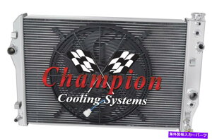 Radiator 3 row dr�`�����s�I�����W�G�[�^�[W/ 16 �t�@��1998 1999 trans am v8 eng��cc2365 3 Row DR Champion Radiator W/ 16 Fan for 1998 1999 Trans Am V8 Eng #CC2365�y���s�A���i�z