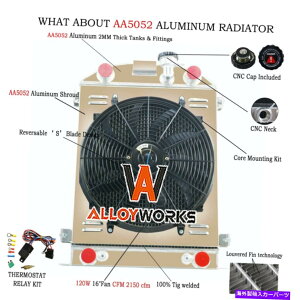 Radiator 1932ÑWG[^[VEht@[tH[htbgwbhV8GWXgbN3 Radiator Shroud Fan Relay For 1932 Ford Flat Head V8 Engine Stock Height 3 Row